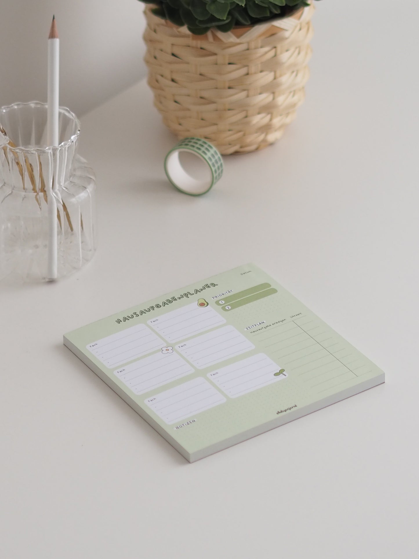 Hausaufgabenplaner | A5-Quadrat