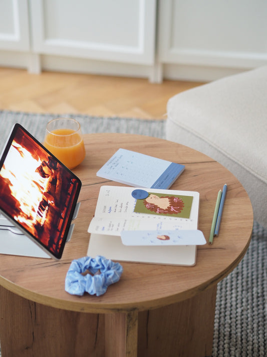 30-Tage-Challenge-Pad | A6 | Blau