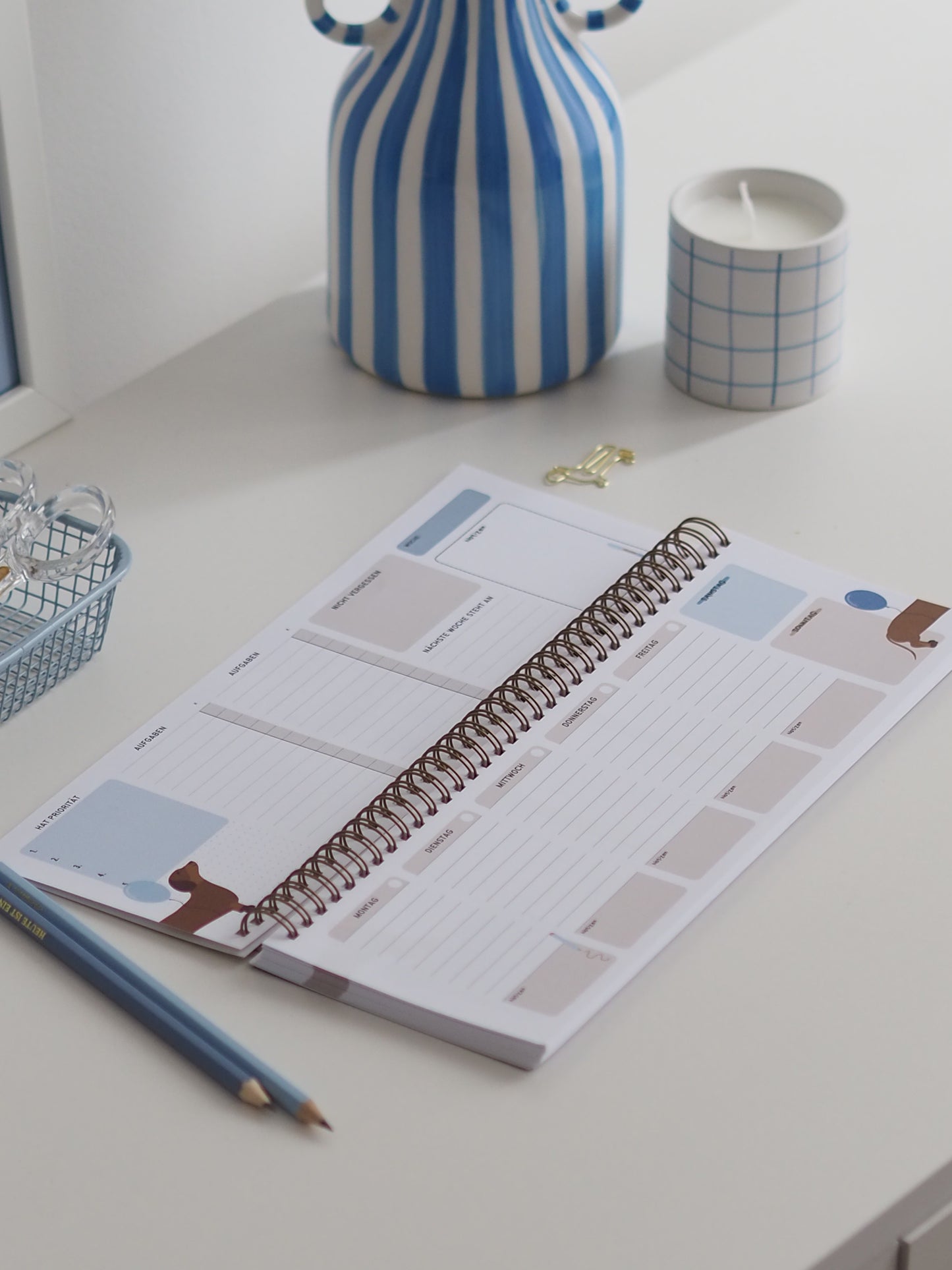 Wochenplaner | Dackel | Ringbuch