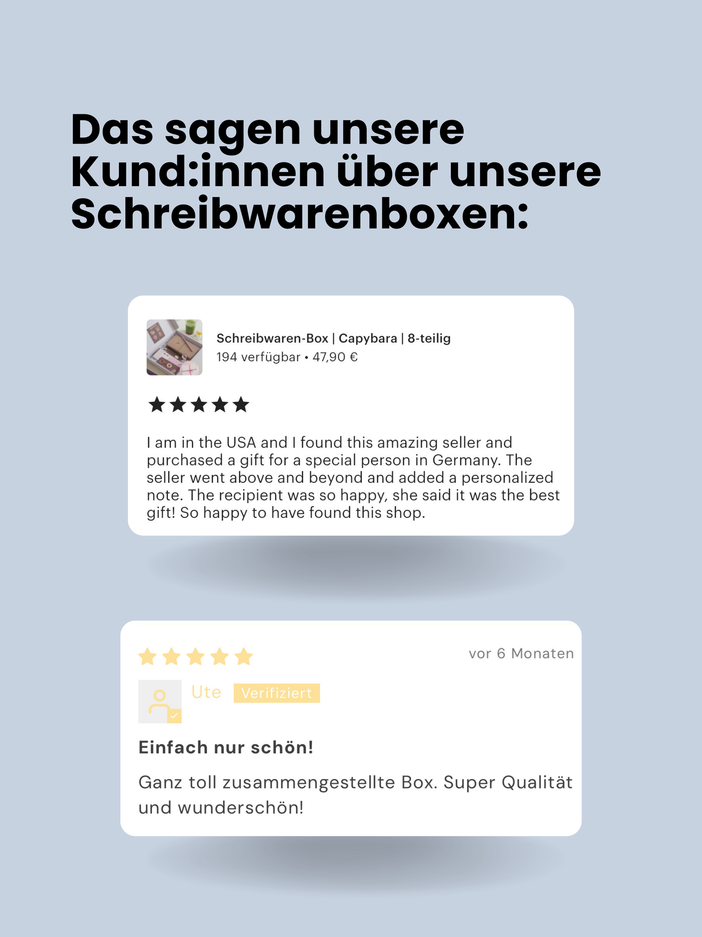 Schreibwaren-Box | Dackel | 10-teilig
