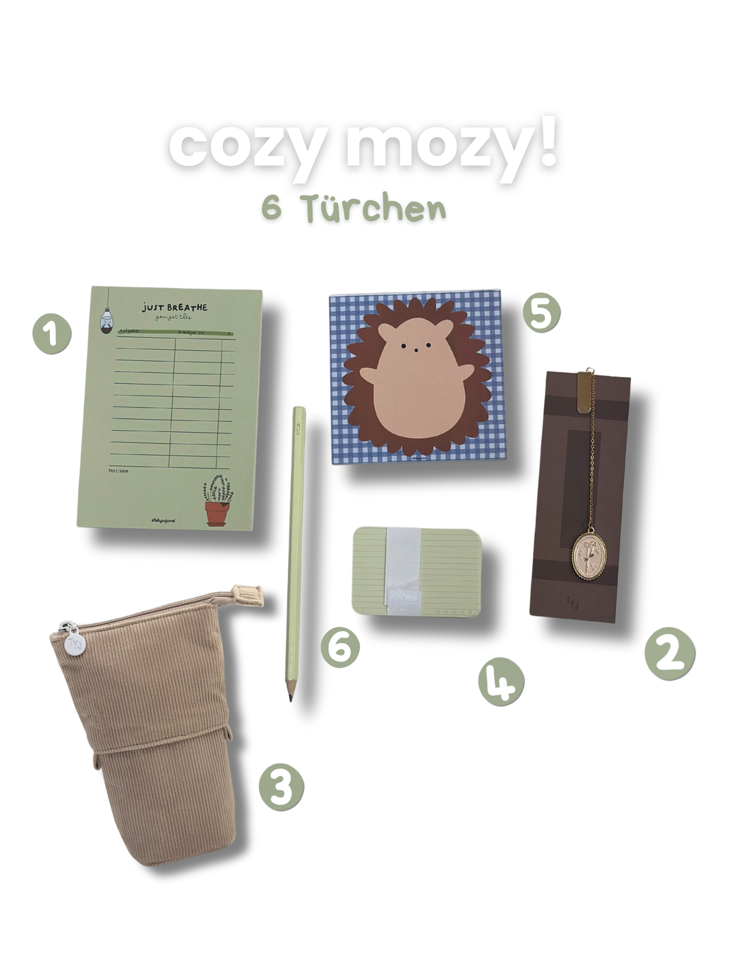 Adventskalender-Bundle | cozy mozy | 6-teilig