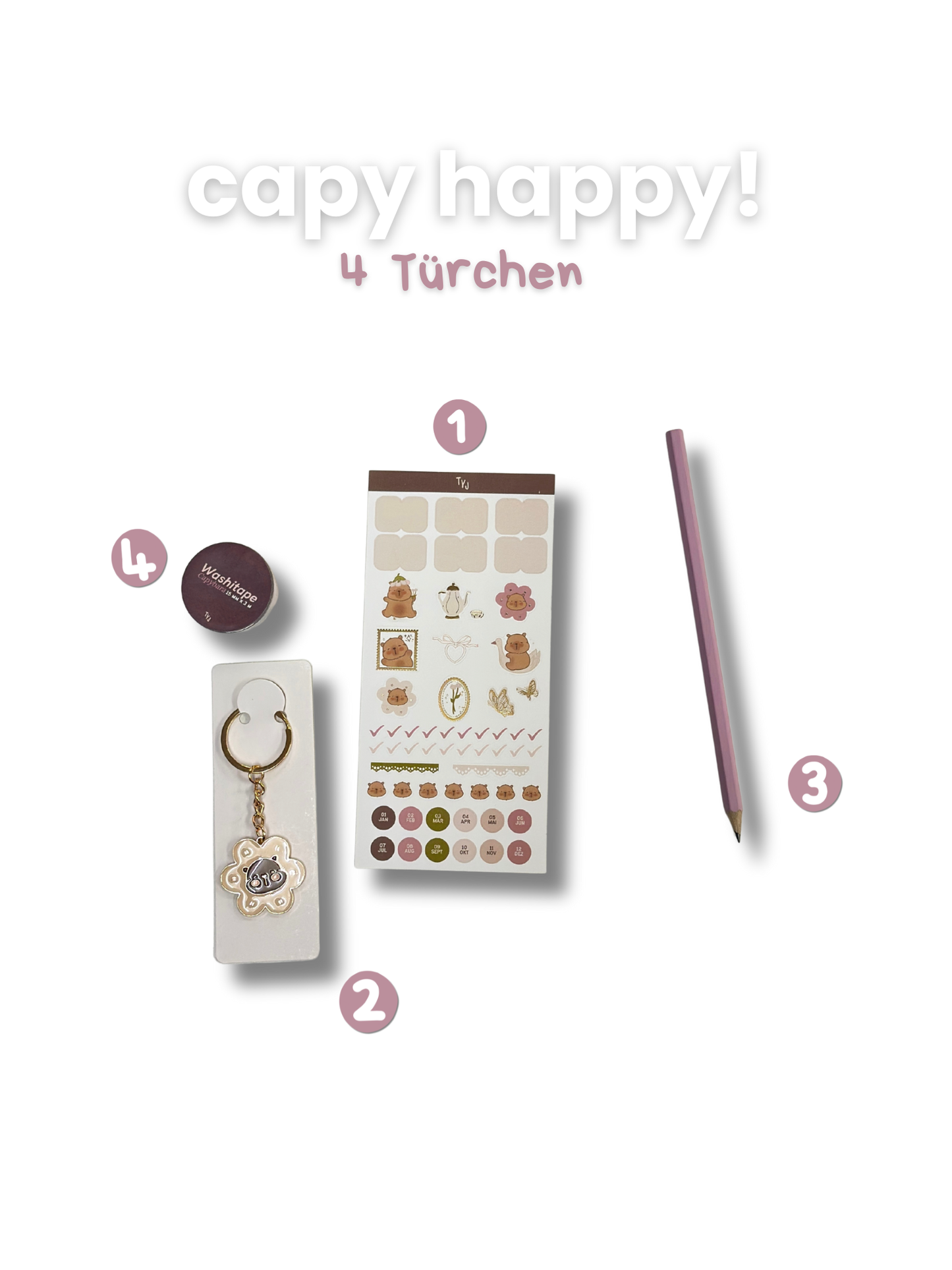 Adventskalender-Bundle | capy happy | 4-teilig