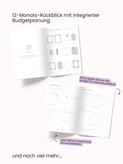 Lesejournal | rosa, grün oder lila