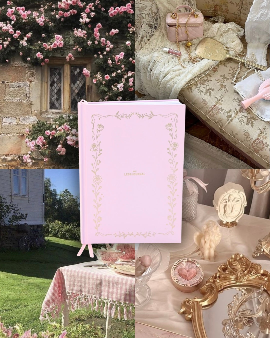 Lesejournal | rosa, grün oder lila