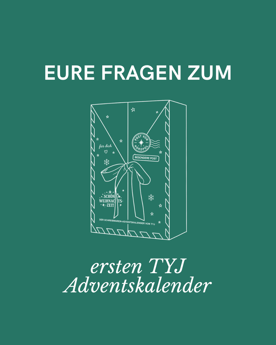 Adventskalender 2026 | 24 Türchen | TYJ