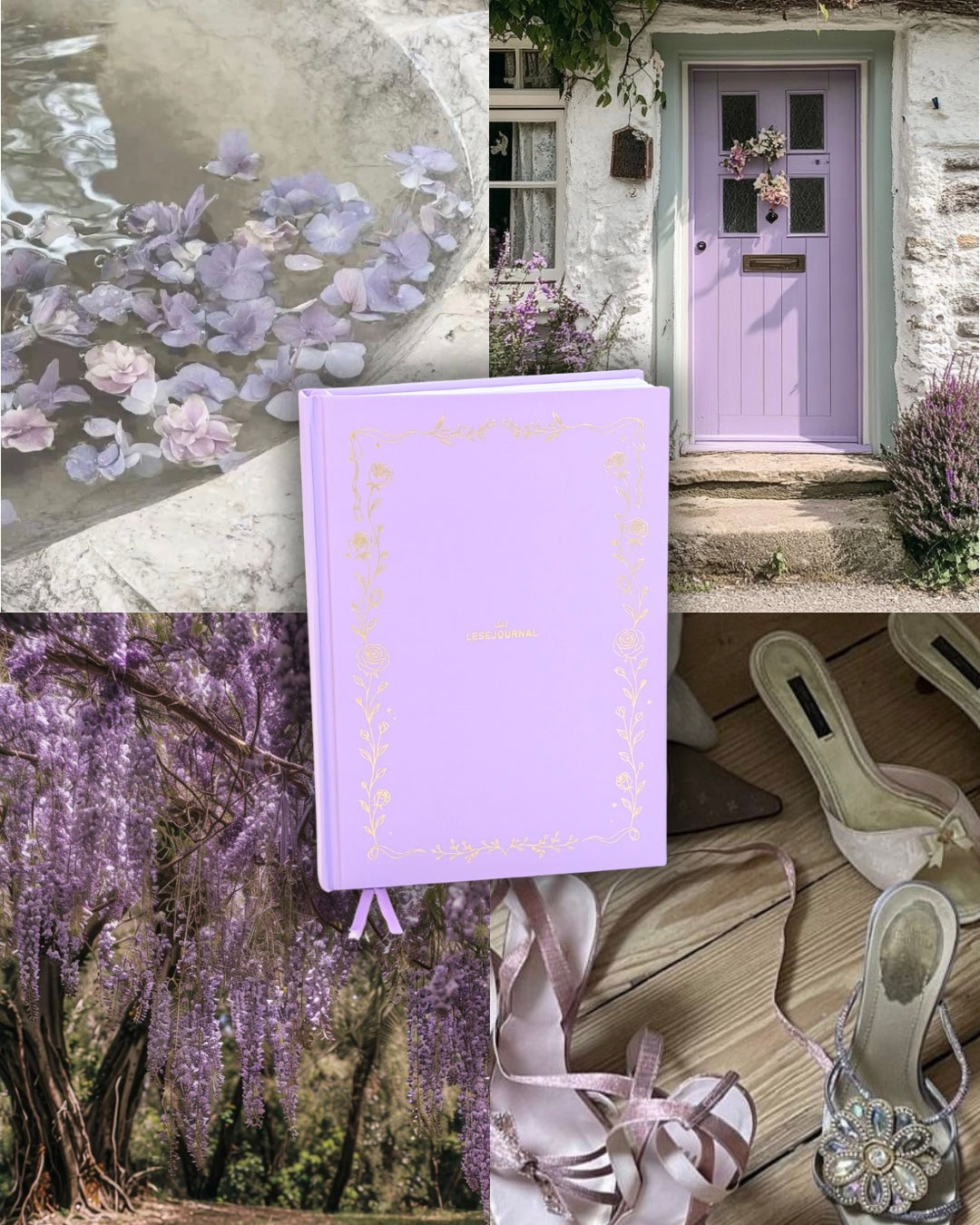 Lesejournal | rosa, grün oder lila