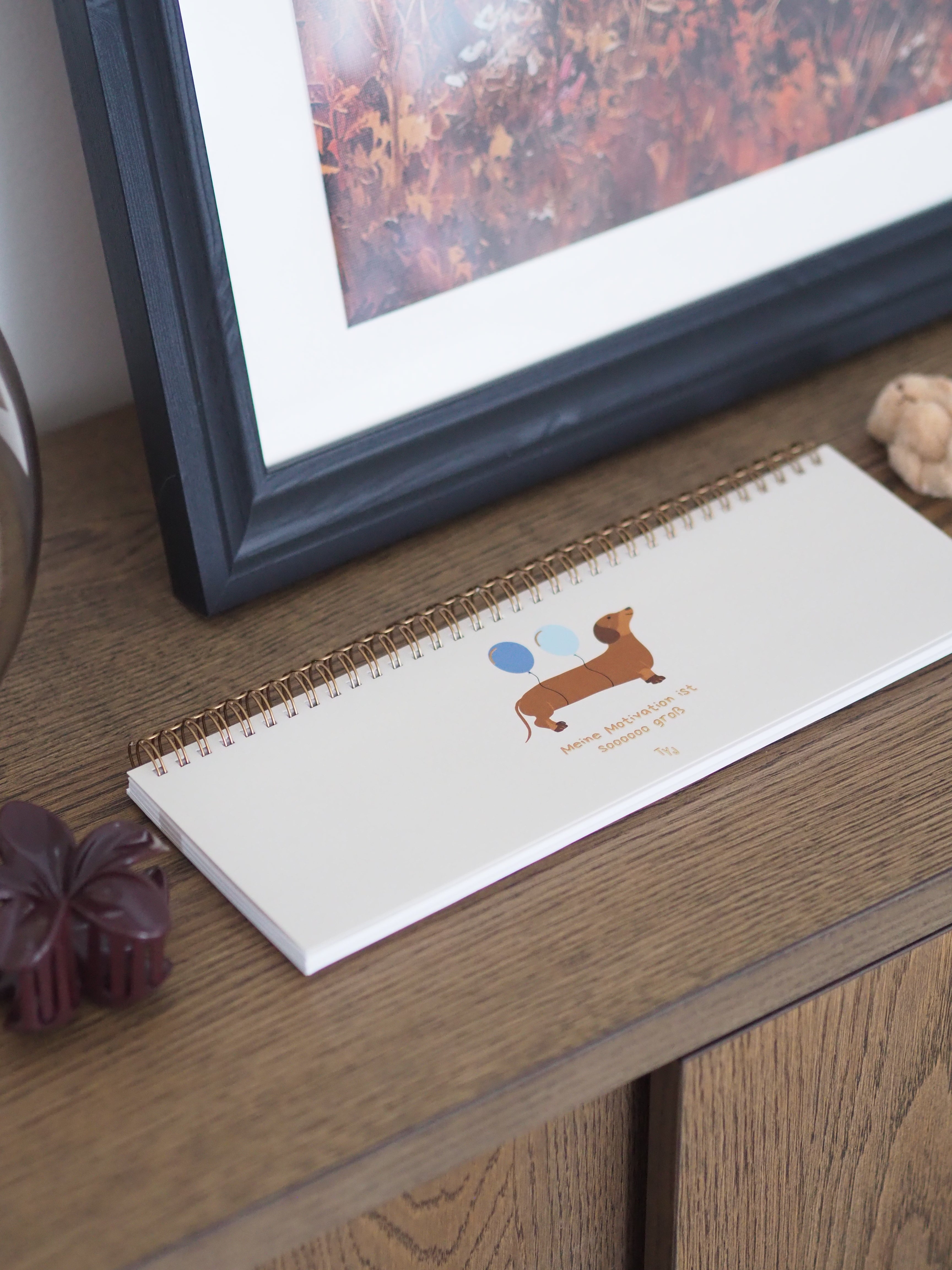 Wochenplaner | Dackel | Ringbuch