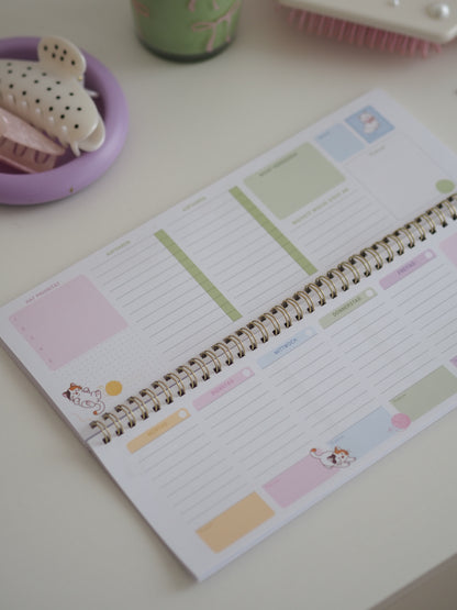 Wochenplaner | Katze | Ringbuch