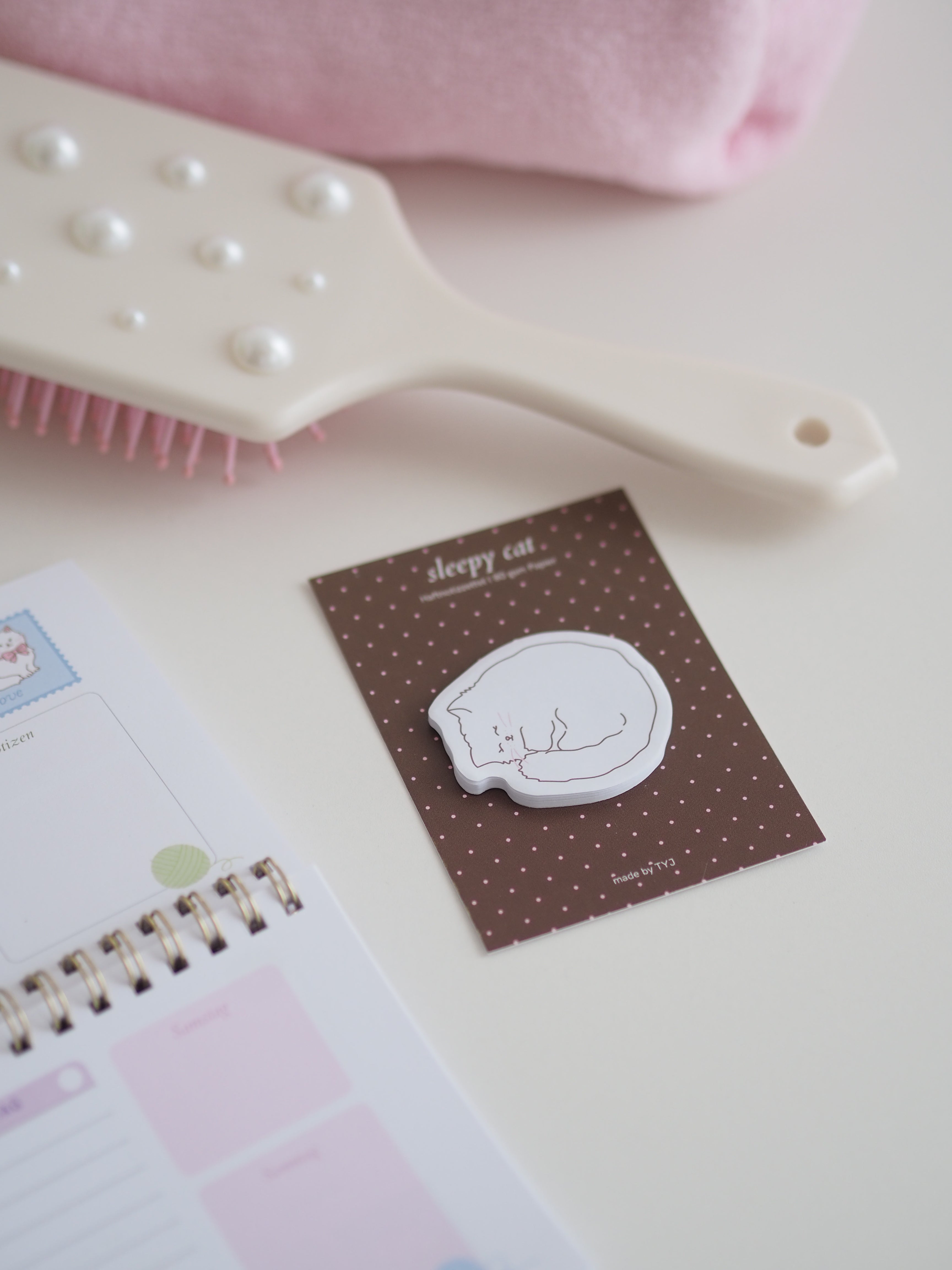 Haftnotizzettel | sleepy cat