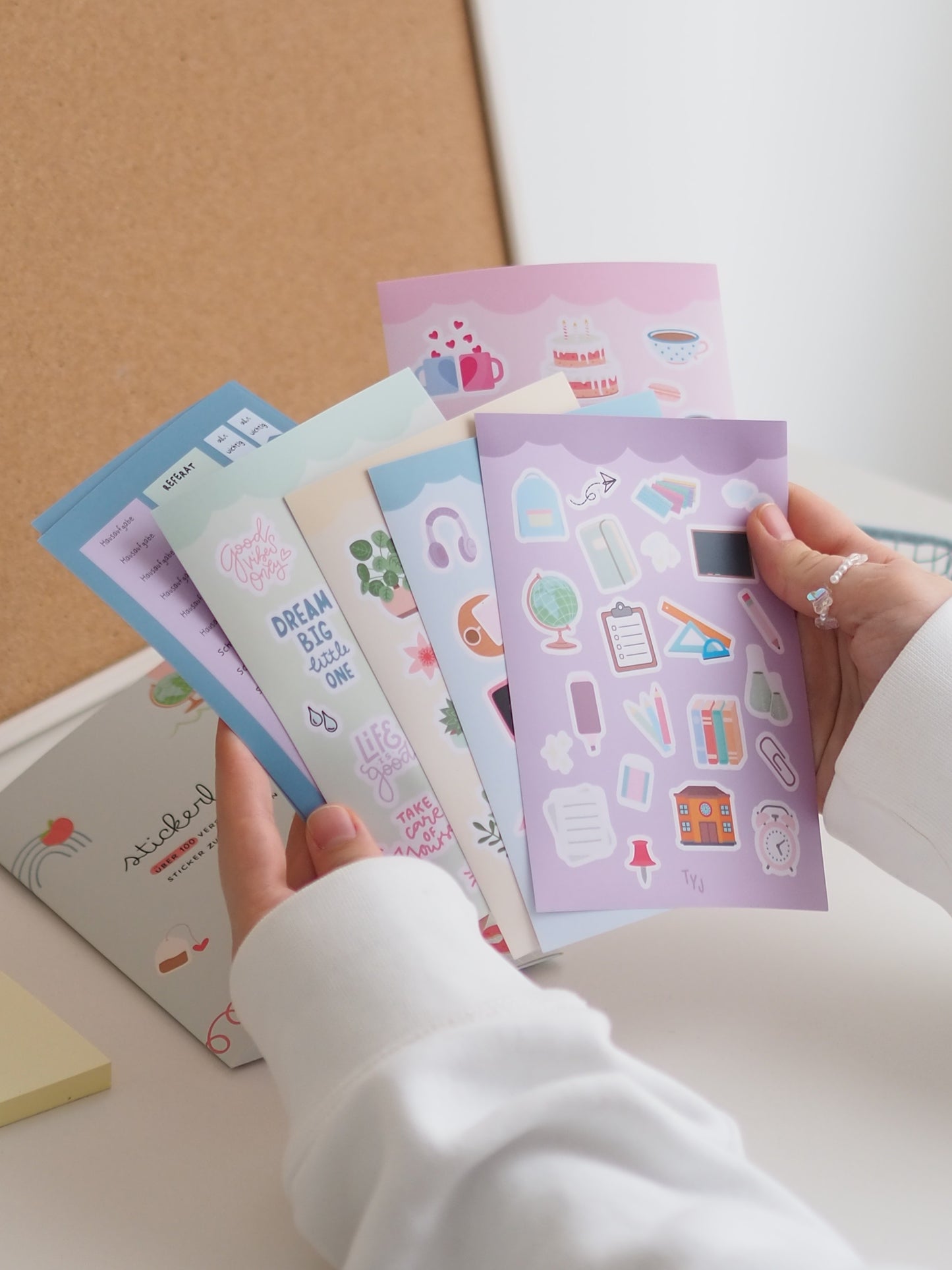 Sticker-Set mit Mappe | fancy