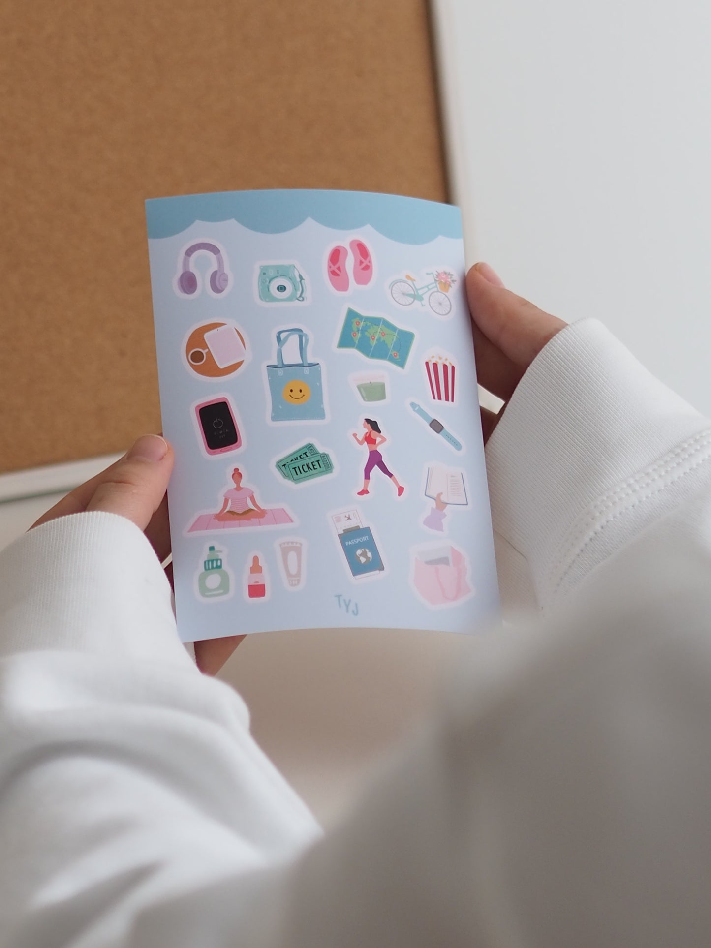 Sticker-Set mit Mappe | fancy