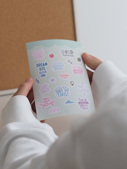 Sticker-Set mit Mappe | fancy