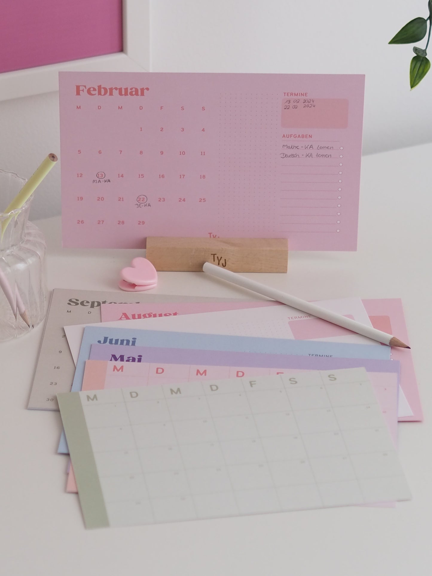 Schreibtisch-Kalender | 12-Monate | the cool study club