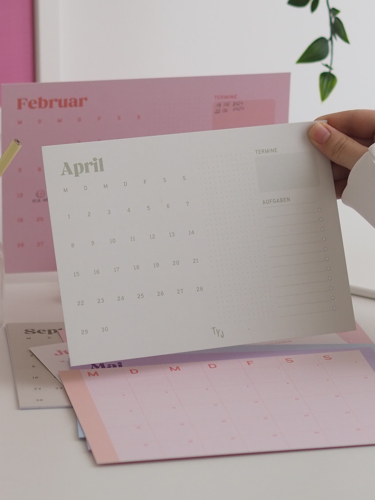 Schreibtisch-Kalender | 12-Monate | the cool study club