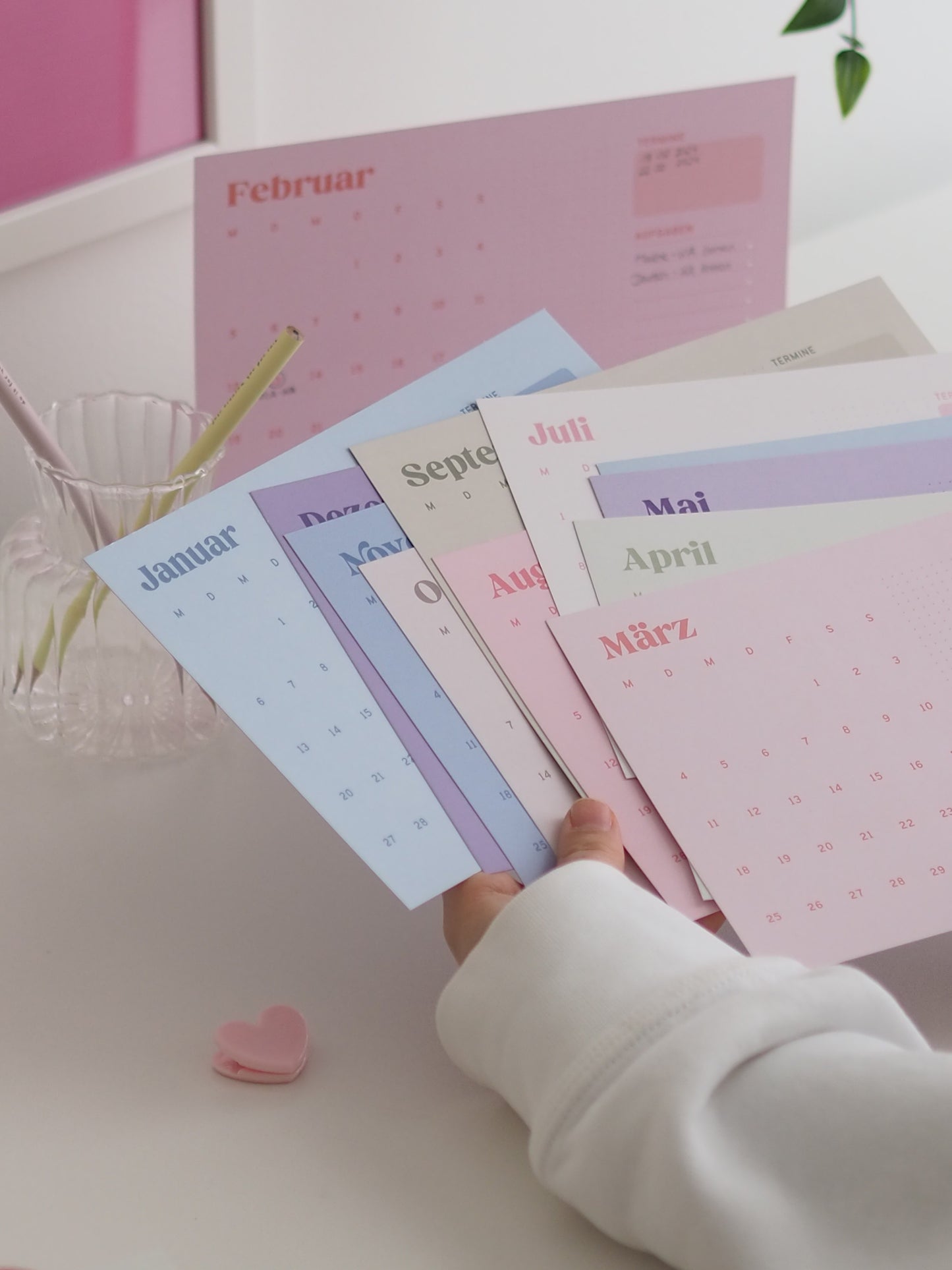 Schreibtisch-Kalender | 12-Monate | the cool study club