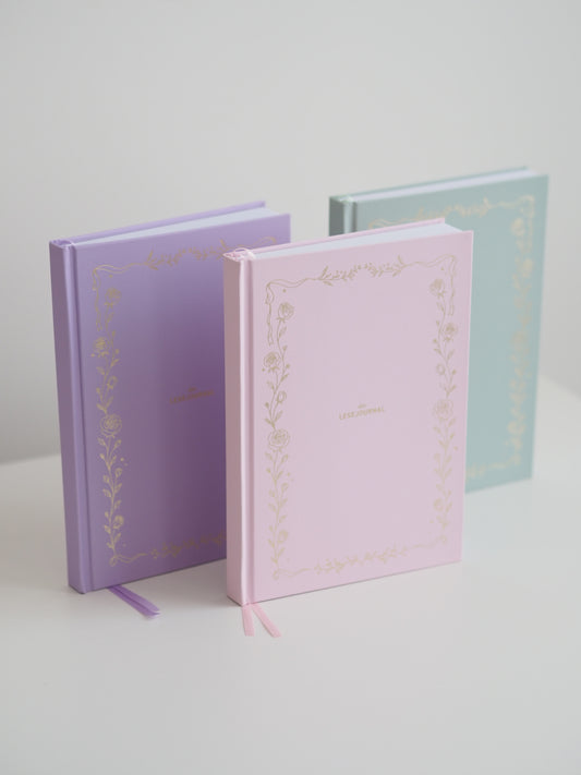 Lesejournal | rosa, grün oder lila