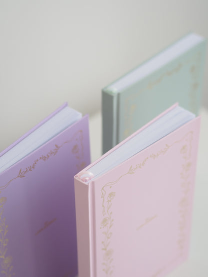Lesejournal | rosa, grün oder lila