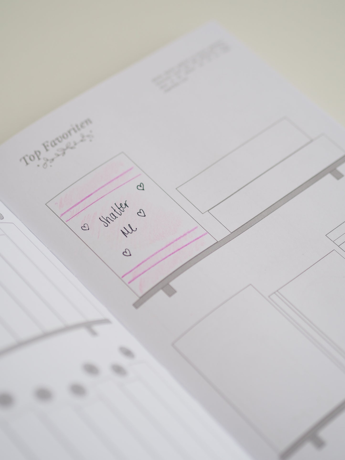 Lesejournal | rosa, grün oder lila
