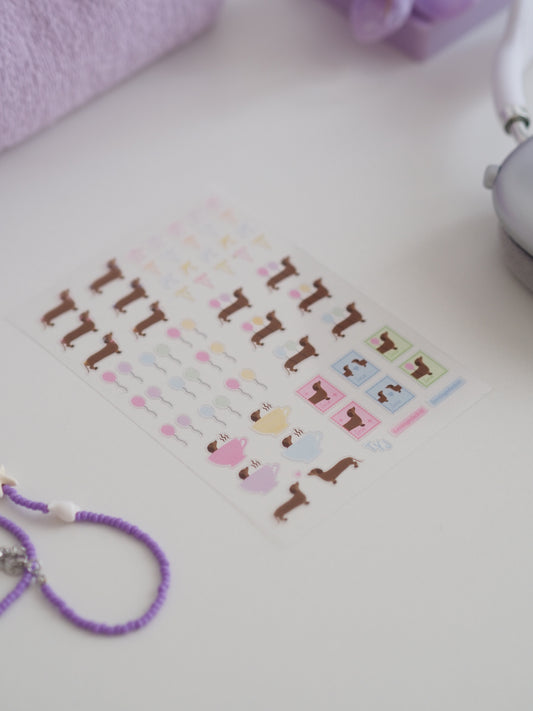 Stickersheet | Dackel