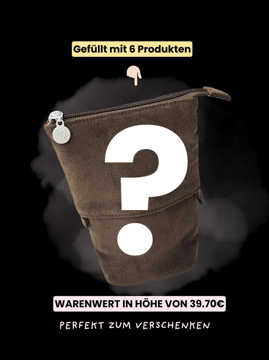 MYSTERY XL FEDERMÄPPCHEN | Braun | 7-teilig