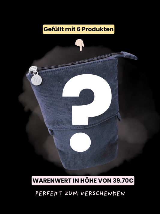 MYSTERY XL FEDERMÄPPCHEN | Blau | 7-teilig